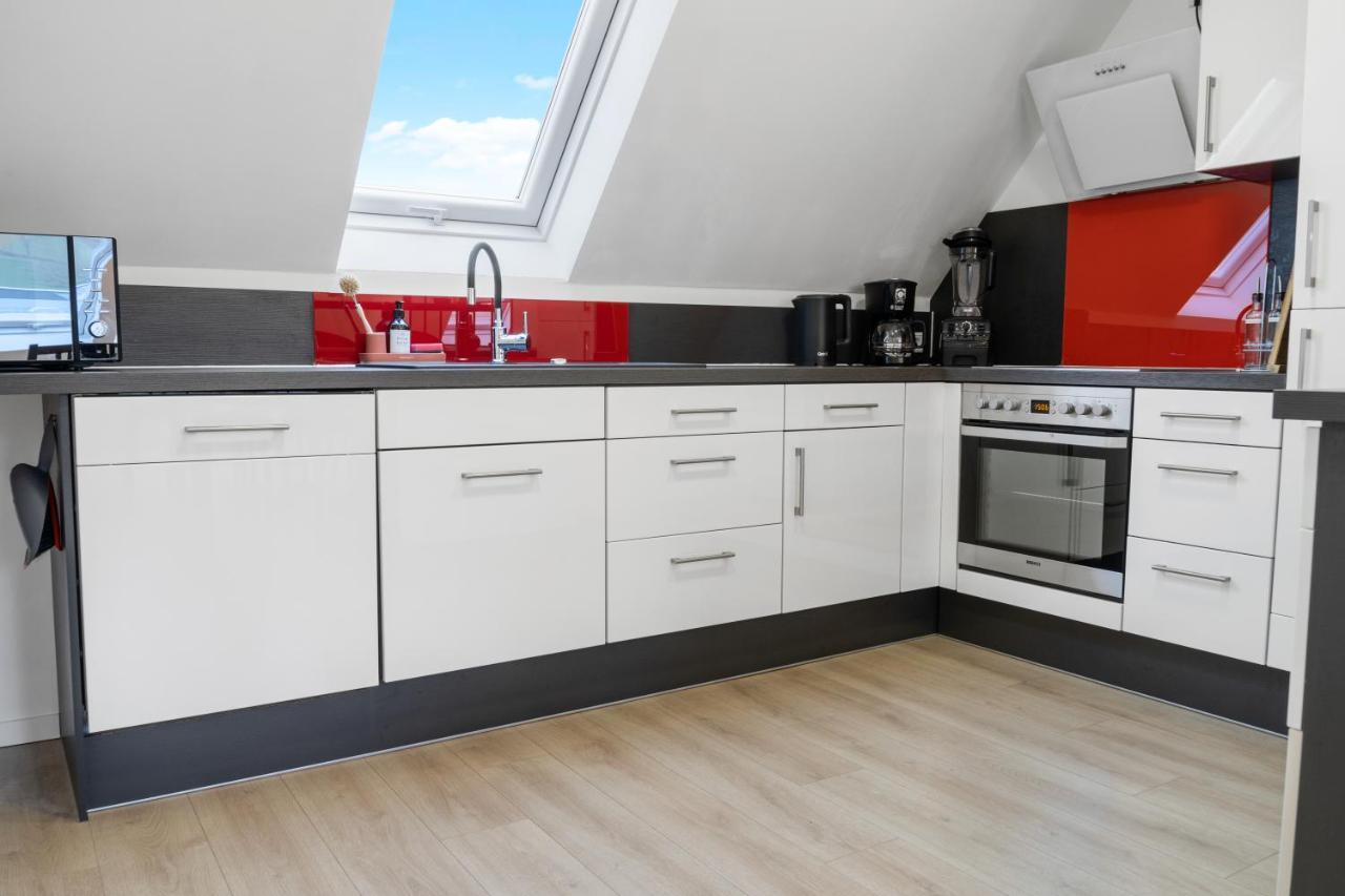 Modernes 3-Zimmer Loft Mit Balkon Hennesee 5 Min Eslohe Luaran gambar