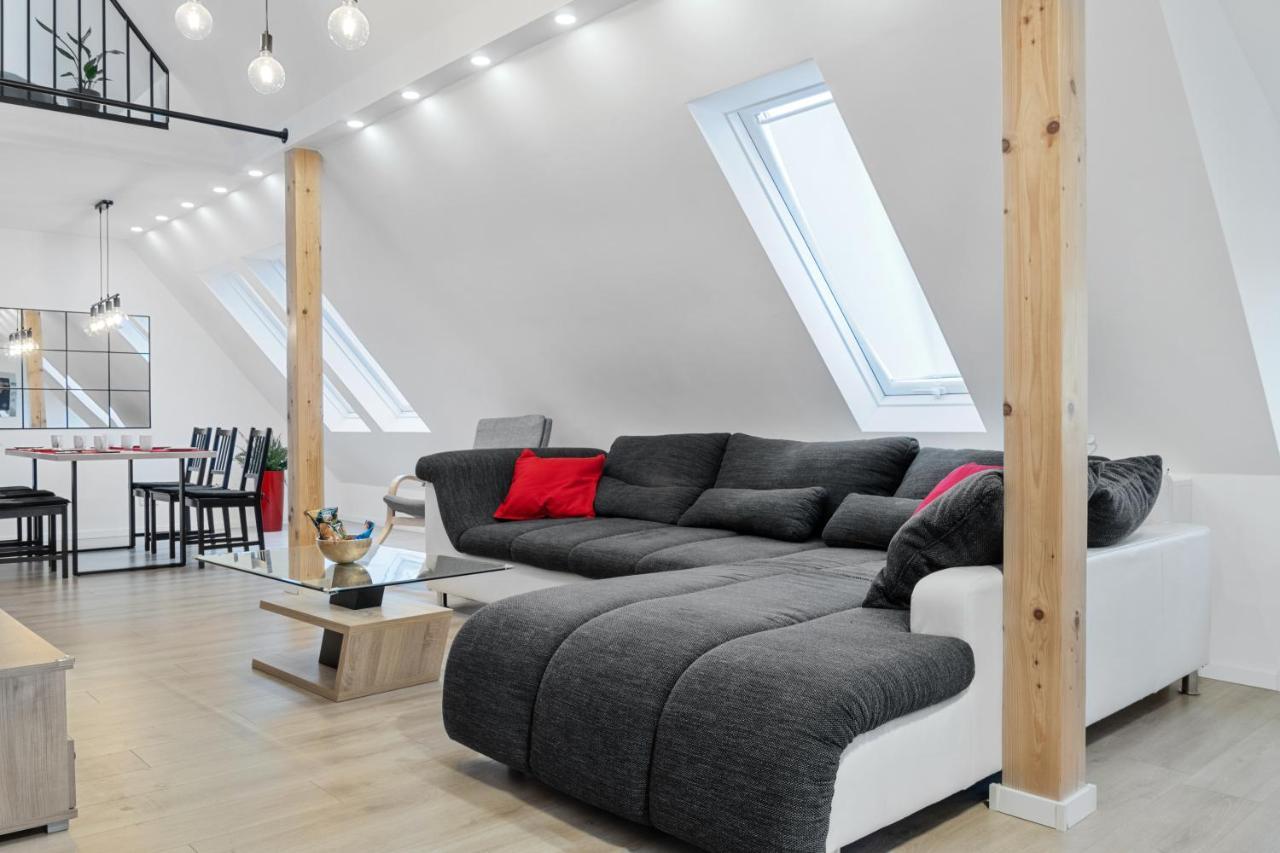 Modernes 3-Zimmer Loft Mit Balkon Hennesee 5 Min Eslohe Luaran gambar
