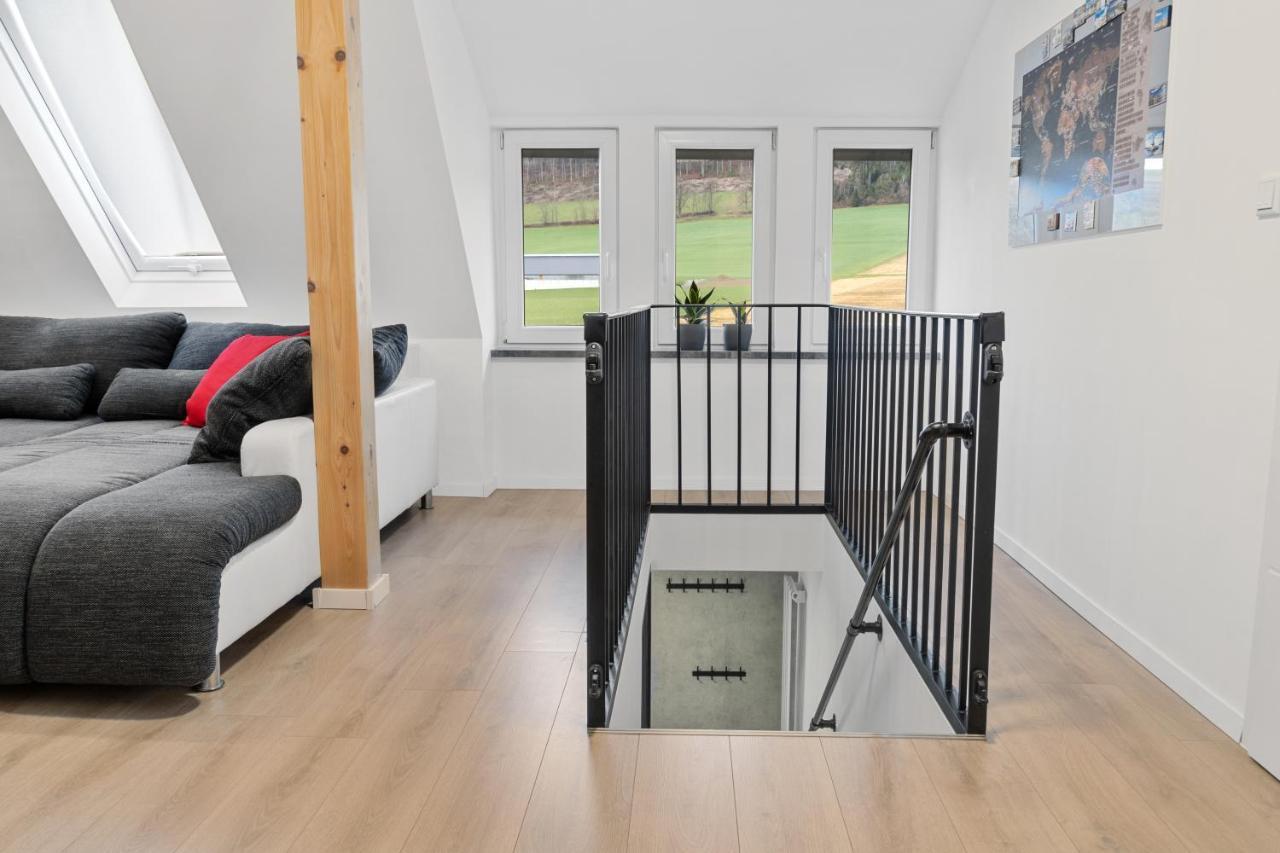 Modernes 3-Zimmer Loft Mit Balkon Hennesee 5 Min Eslohe Luaran gambar