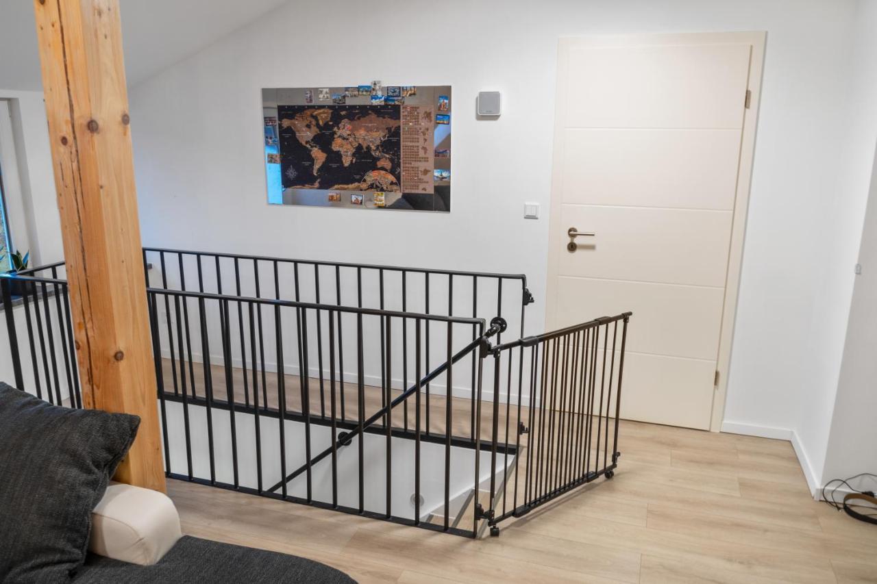Modernes 3-Zimmer Loft Mit Balkon Hennesee 5 Min Eslohe Luaran gambar